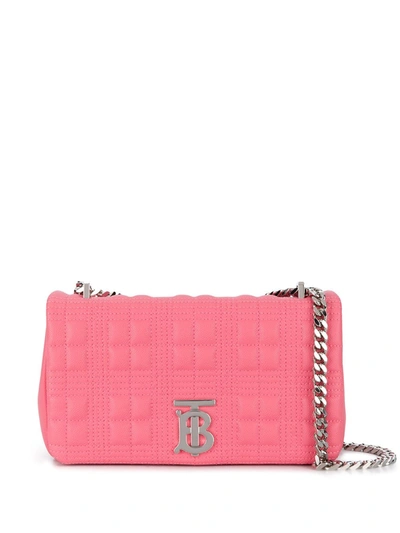 Burberry Small Lola Cross Body Bag In Pink