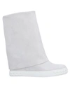 Casadei Ankle Boots In Light Grey