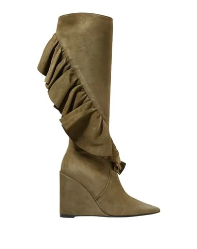 Jw Anderson Boots In Military Green