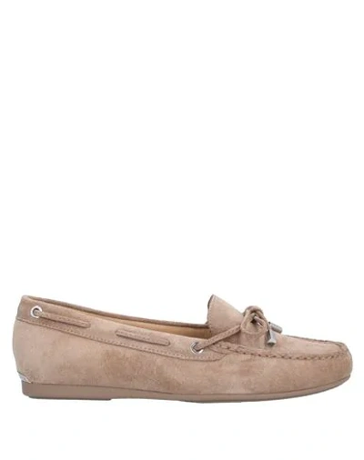 Michael Michael Kors Loafers In Sand