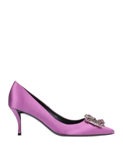 Roger Vivier Pump In Purple