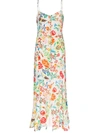 All Things Mochi Melissa Floral-print Maxi Dress In White