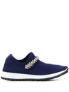 Jimmy Choo Verona Pull-on Sneakers In Blue