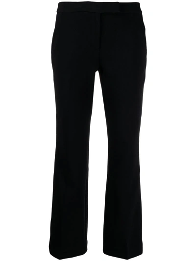 Michael Michael Kors Cropped Tailored Trousers In Black