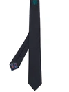 Paul Smith Embroidered Beetle Tie In Blue