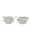 Saint Laurent Sl 281 Slim Rounded Square Sunglasses In Grey
