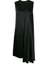 Joseph Carrol Double Face Shift Dress In Black