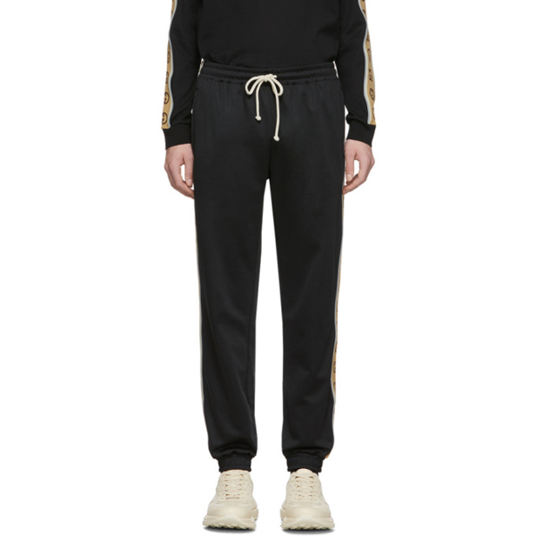 gucci technical track pants