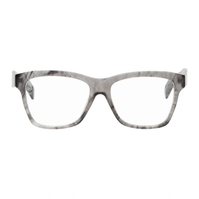 Yohji Yamamoto Grey Yy1031 Glasses In 908 Smoke