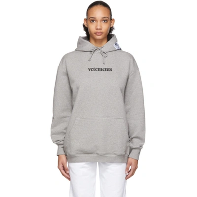 Vetements Grey Postage Hoodie