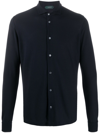 Zanone Regular-fit Cotton Shirt In Blue