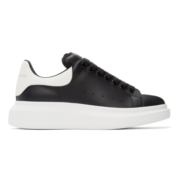 alexander mcqueen trainers black white