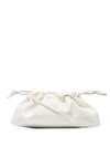 Studio Amelia 1.1 Drawstring Leather Mini Bag In White