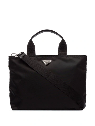 Prada 'vela' Handtasche In Black
