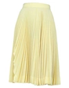 Calvin Klein 205w39nyc Midi Skirts In Yellow