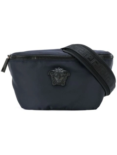 Versace Black Nylon Medusa Waist Bag