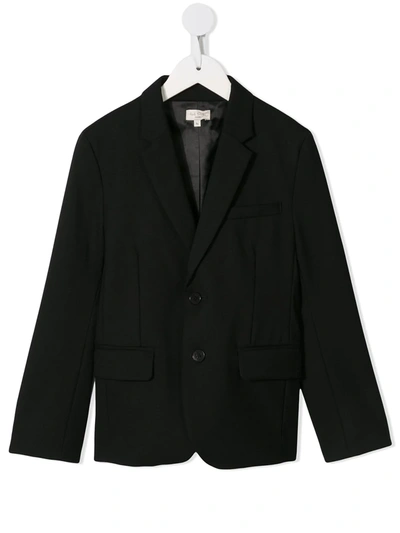 Paul Smith Junior Kids' Single-breasted Blazer In Black