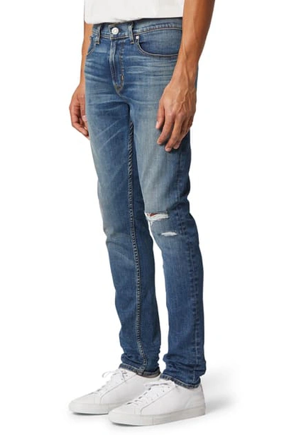 Hudson Men's Axl Medium-wash Ripped Skinny Jeans In Alert