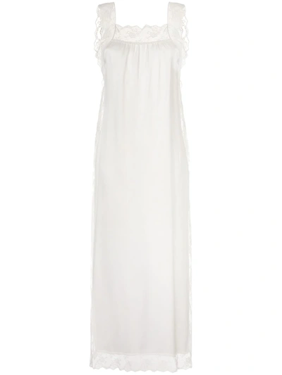 Sir Aries Low Back Dress In White
