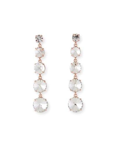 Rebekah Price Fabiana Dangle Earrings, Clear