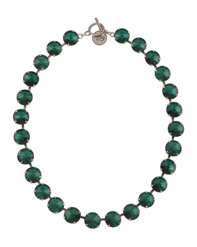 Rebekah Price Emerald Rivoli Necklace, Emerald