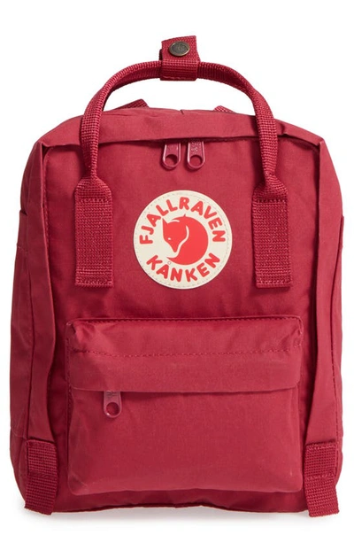 Fjall Raven Mini Kånken Water Resistant Backpack In Plum