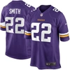 Nike Nfl Minnesota Vikings Men's Game Football Jersey In Court Purple,white,gold