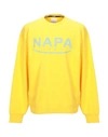 Napapijri Sweatshirts In Yellow