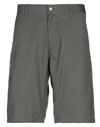 Carhartt Man Shorts & Bermuda Shorts Dark Green Size 28 Polyester, Cotton