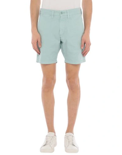 Carhartt Man Shorts & Bermuda Shorts Light Green Size 29 Cotton In Green