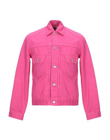 fuchsia denim jacket
