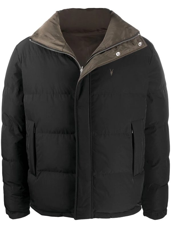 all saints lacey reversible puffer coat