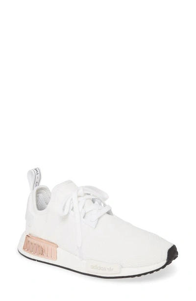 Adidas Originals Women's Nmd R1 Low-top Sneakers In White/white