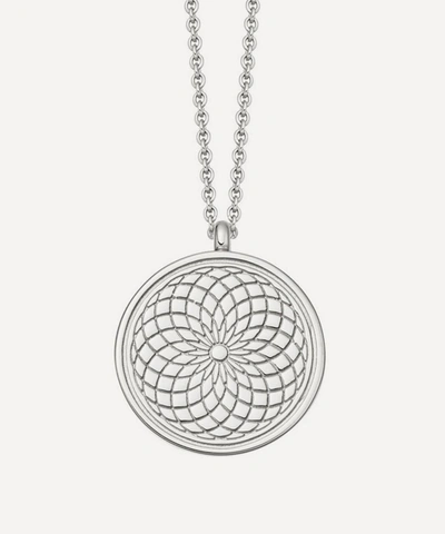 Astley Clarke Silver Celestial Radial Locket Necklace