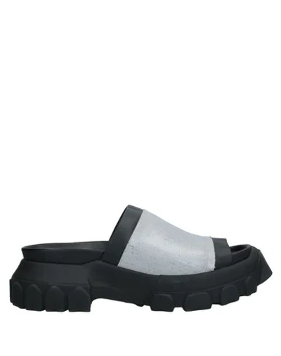 Rick Owens Sandals In Grey