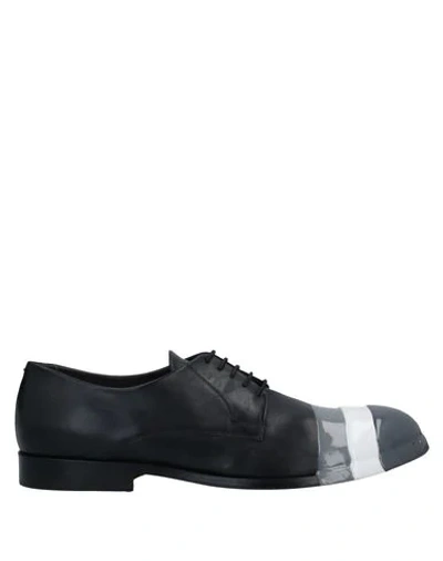 Attimonelli's Laced Shoes In Black