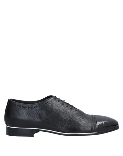 Attimonelli's Laced Shoes In Black