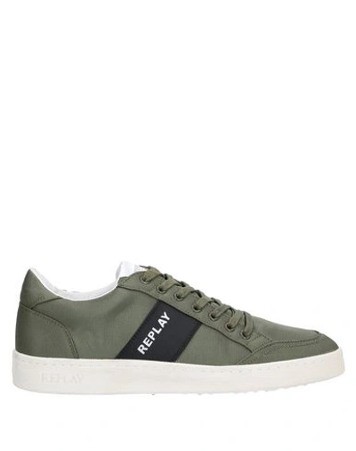 Replay Sneakers In Military Green