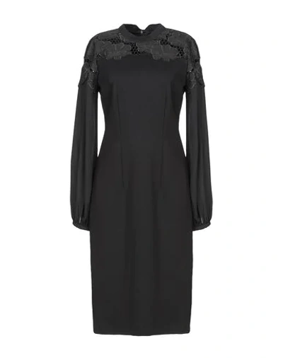 Nissa Knee-length Dresses In Black