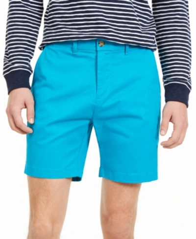 Tommy Hilfiger Men's 7" Solid Shorts In Capri Breeze