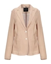 T-jacket By Tonello Suit Jackets In Sand