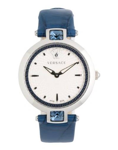 Versace Wrist Watch In Silver