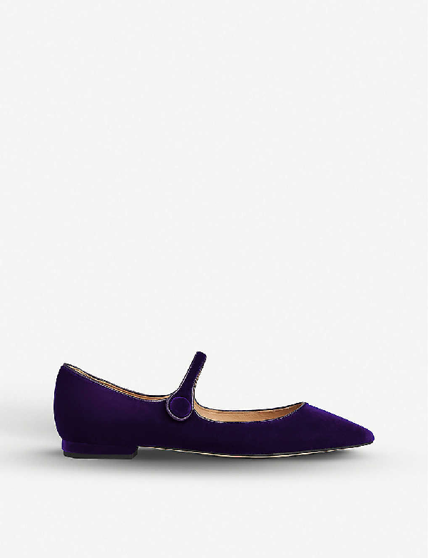 velvet mary jane shoes