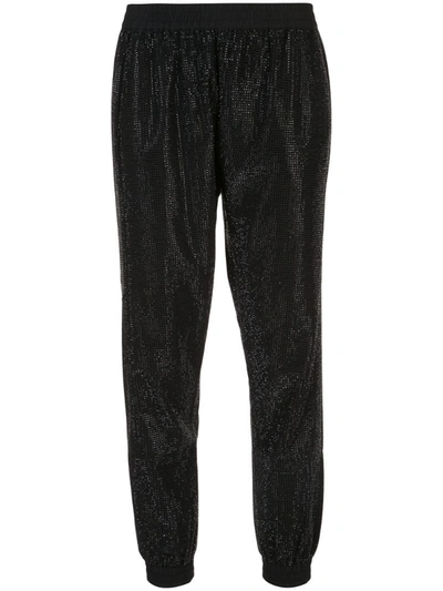 Rta Finn Tonal Stud Starry Eye Joggers In Black