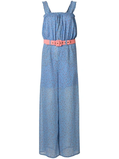 We Are Kindred Marseille Wide Leg Jumpsuit In Blue
