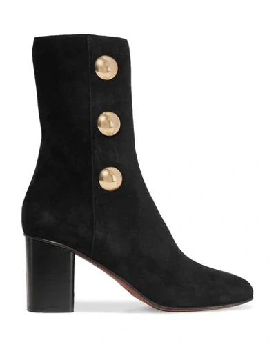 Chloé Ankle Boots In Black