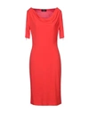 Clips Knee-length Dresses In Red