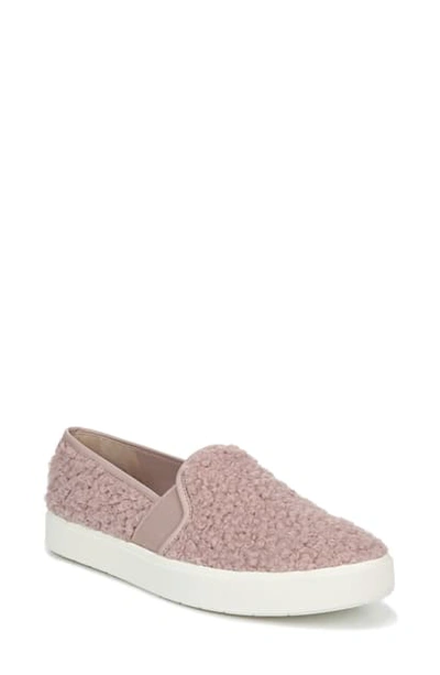 Vince Blair 5 Barry Shearling Fabric Slip-on Sneakers In Esme