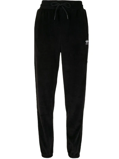 Adidas Originals Sst Striped Jersey Track Pants In Grey