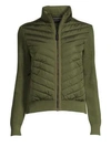 Canada Goose Hybridge Olive Merino Wool Jacket In Green